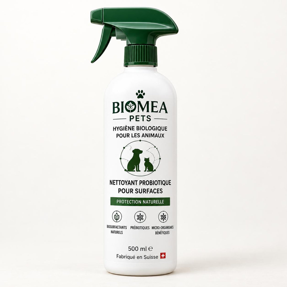 Nettoyant Probiotique pour Surfaces Biomea Pets 500ml
