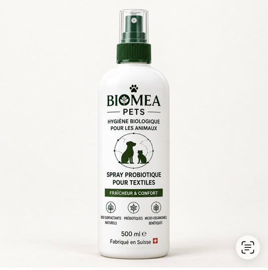 Spray Probiotique pour Textiles Biomea Pets 500ml